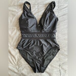 Sexy Black One Piece Swim Suit